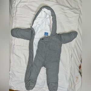 Jacadi Cozy Gray Kids One Piece